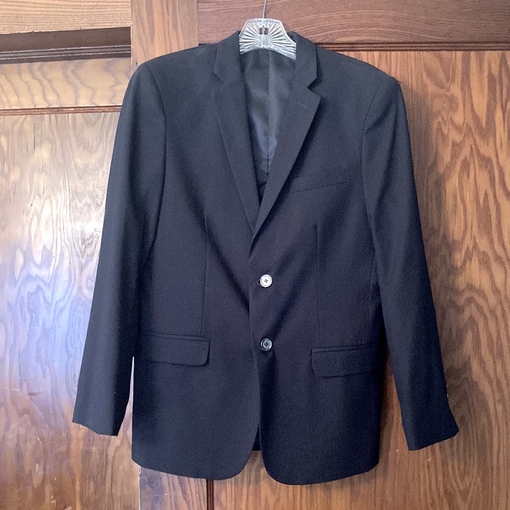 Calvin Klein Boys black blazer size 16.